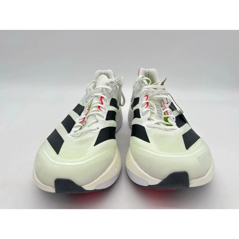 Adidas Adizero Boston 13 Running Shoes Men's 10.5 White JS4932 New